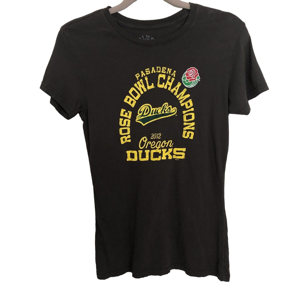 🌵 Pasadena Rose Bowl Women's Champions Oregon Ducks T-Shirt - Size Medium
